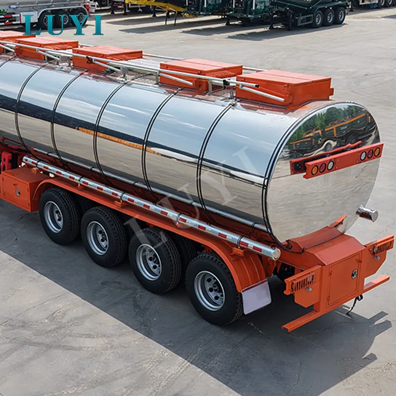 40CBM Stainless Steel Tanker Semi Trailer