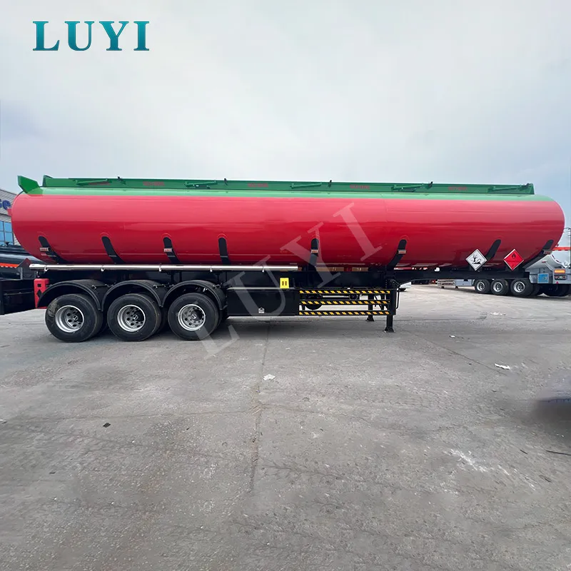 Anti Corrosion Fuel Tank Semi Trailer Oil Supply Case for Mining Areas in Nigeria West Africa