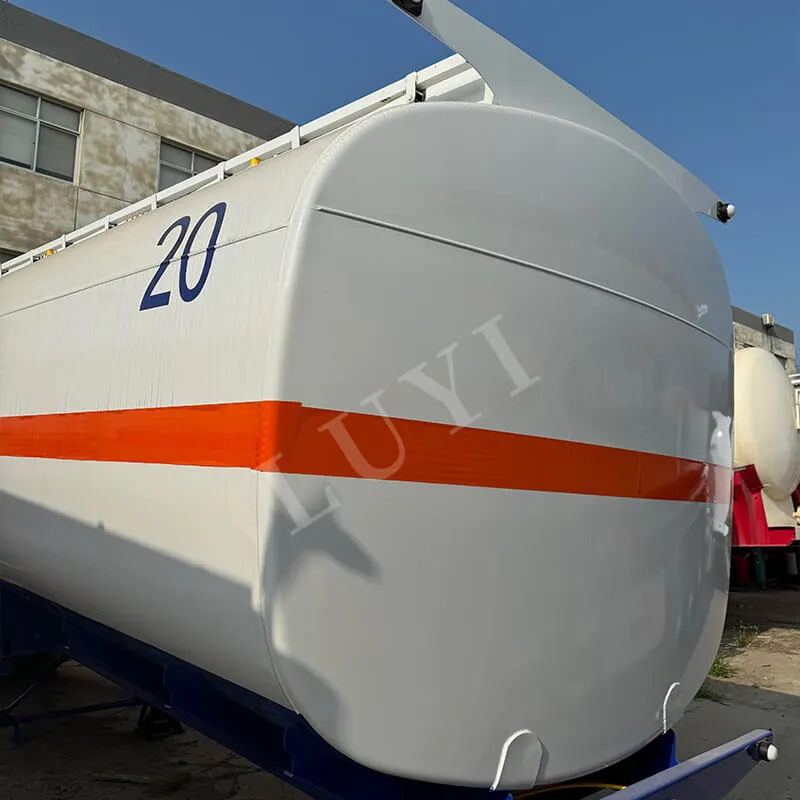 3 Axle 45000L Fuel Oil Tanker Semi Trailer