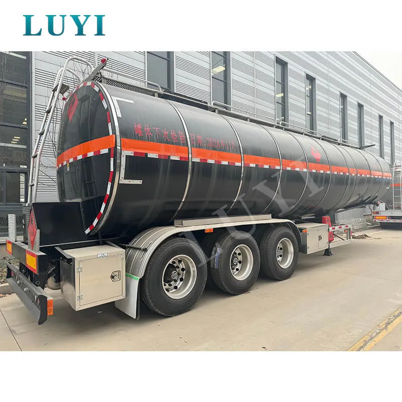 Explosion Proof Tank Semi Trailer Liquid Chemical Delivery Solution for Energy Projects in Colombia