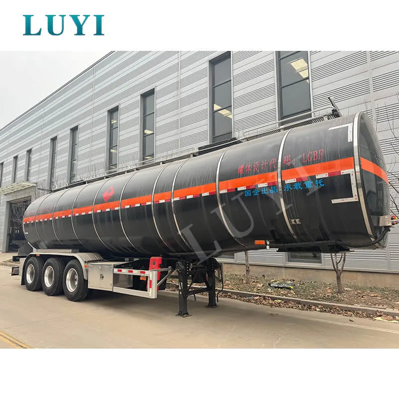 Hydraulic Oil Tank Semi Trailer Fuel Transport Tanker