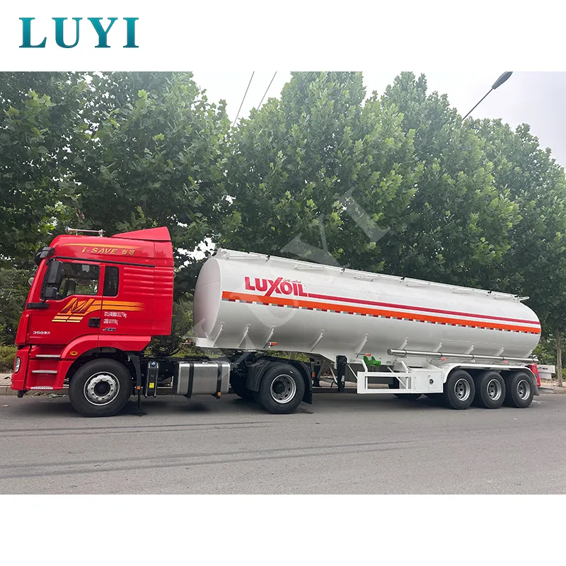 45000L, 3 Axle, 4 Compartments Fuel Tank Semi Trailer
