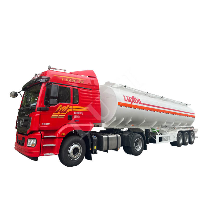 45000L, 3 Axle, 4 Compartments Fuel Tank Semi Trailer