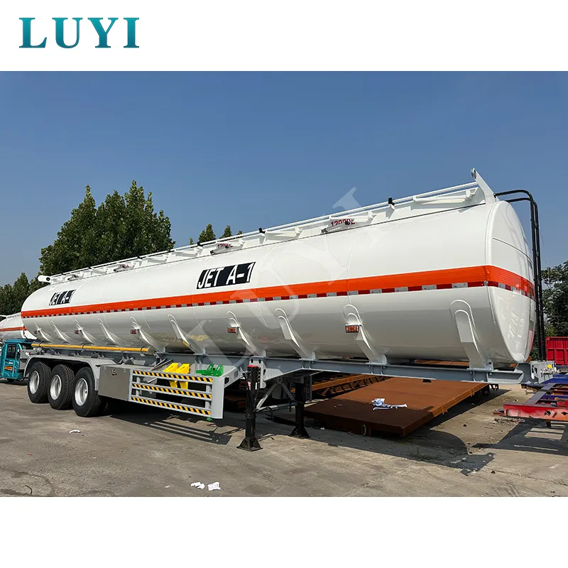 3‑axle 40000 liters oil tank semi‑trailer