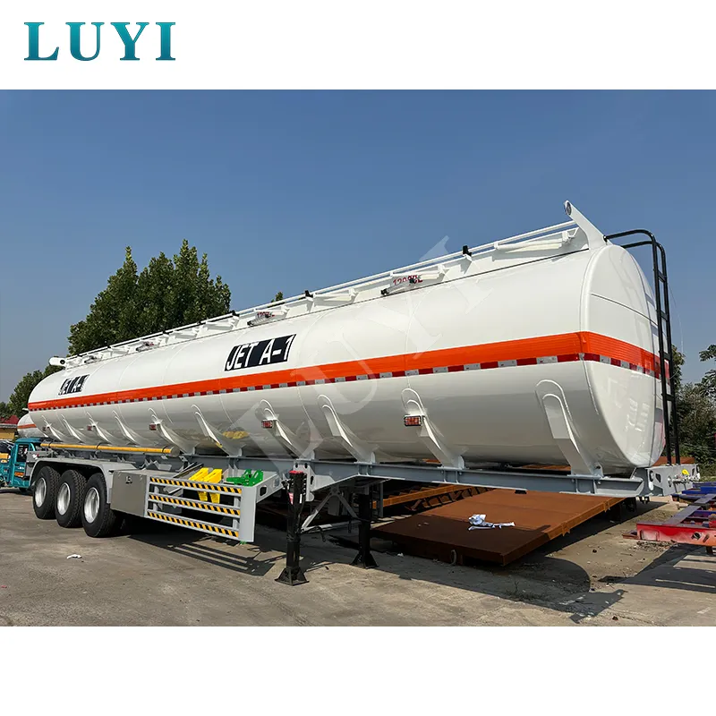 3‑axle 40000 liters oil tank semi‑trailer