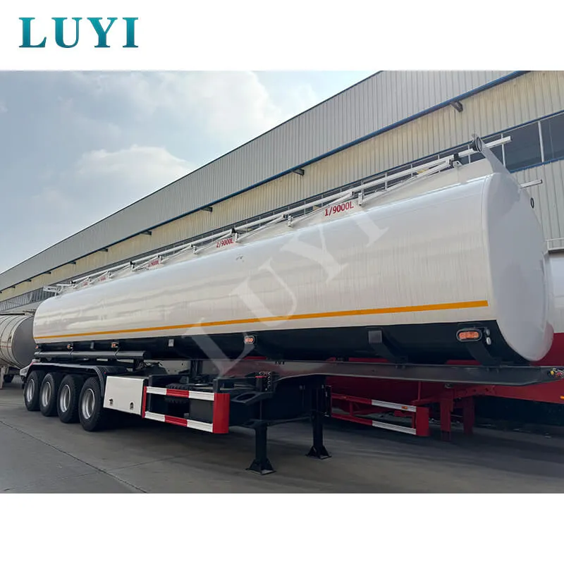 45,000 Liters 5-Compartment Carbon Steel Liquefied Oil Tank