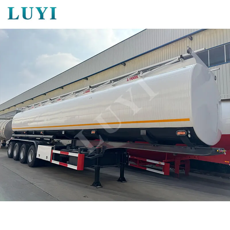 45,000 Liters 5-Compartment Carbon Steel Liquefied Oil Tank