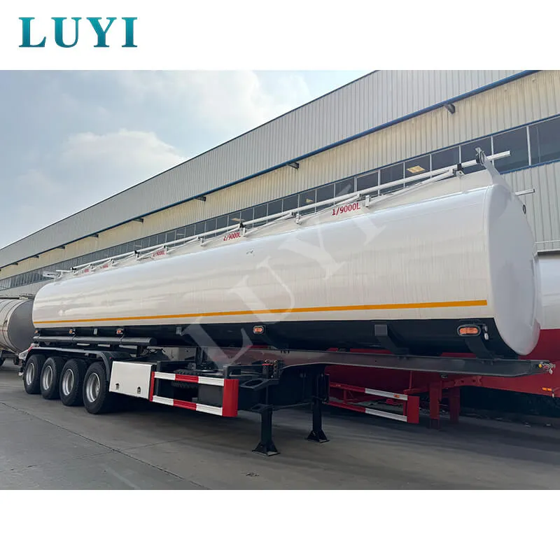 45,000 Liters 5-Compartment Carbon Steel Liquefied Oil Tank