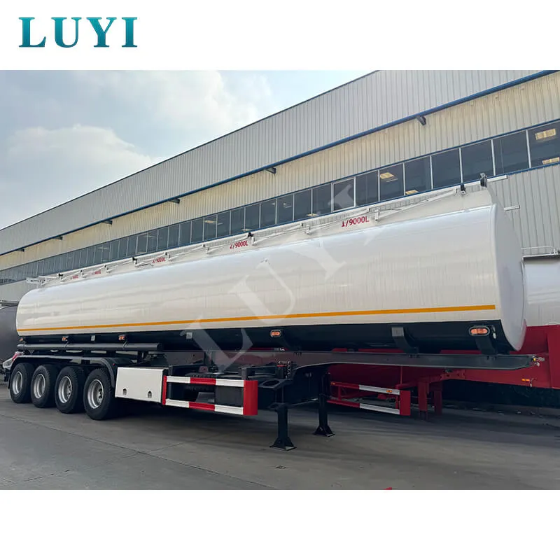 45,000 Liters 5-Compartment Carbon Steel Liquefied Oil Tank