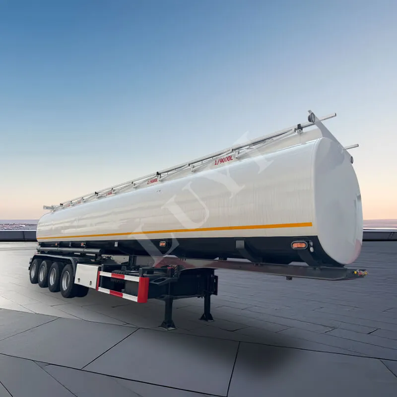 45,000 Liters 5-Compartment Carbon Steel Liquefied Oil Tank