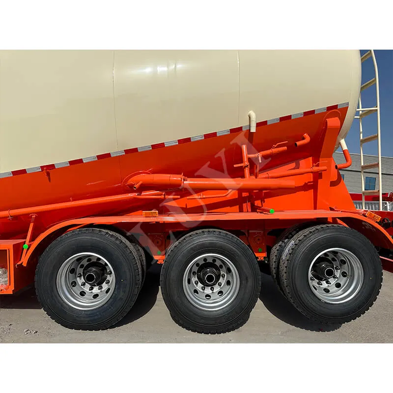 3‑axle 40CBM bulk powder tanker semi‑trailer
