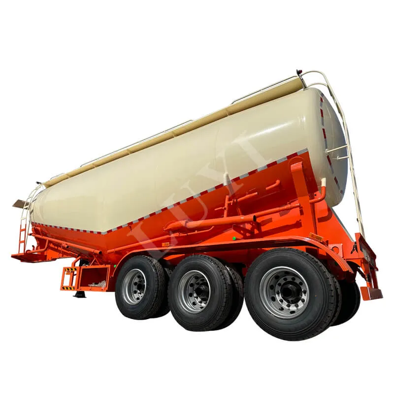 3‑axle 40CBM bulk powder tanker semi‑trailer