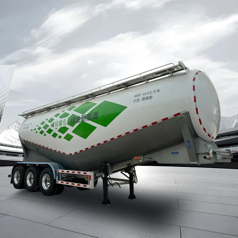50 CBM Tri‑axle Powder Tank Semi‑trailer