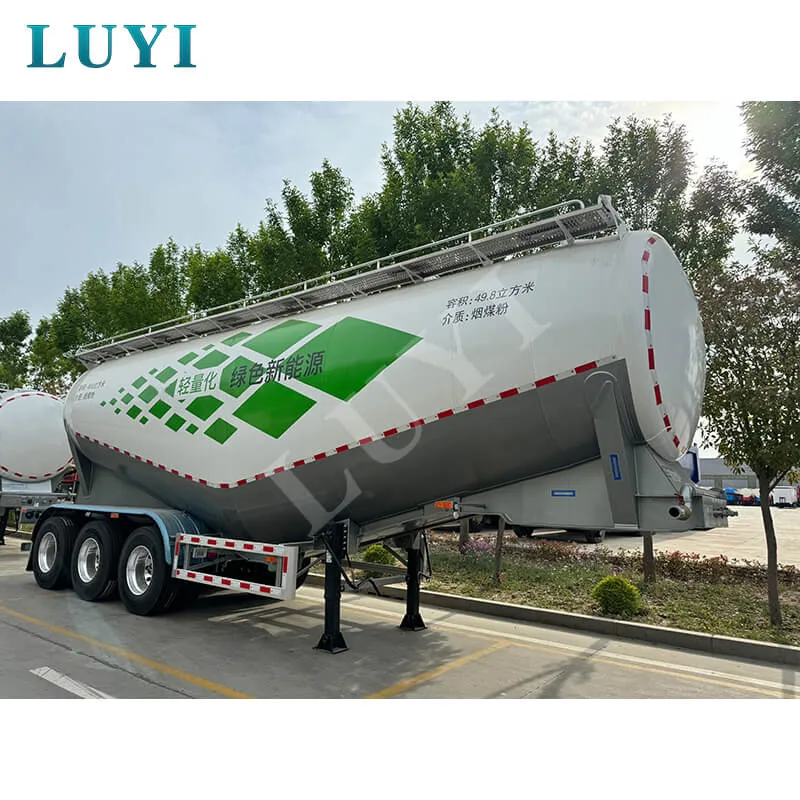 50 CBM Tri‑axle Powder Tank Semi‑trailer