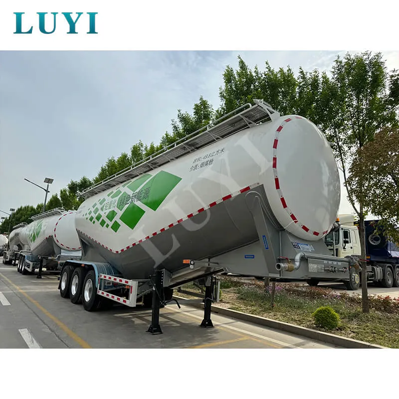 50 CBM Tri‑axle Powder Tank Semi‑trailer