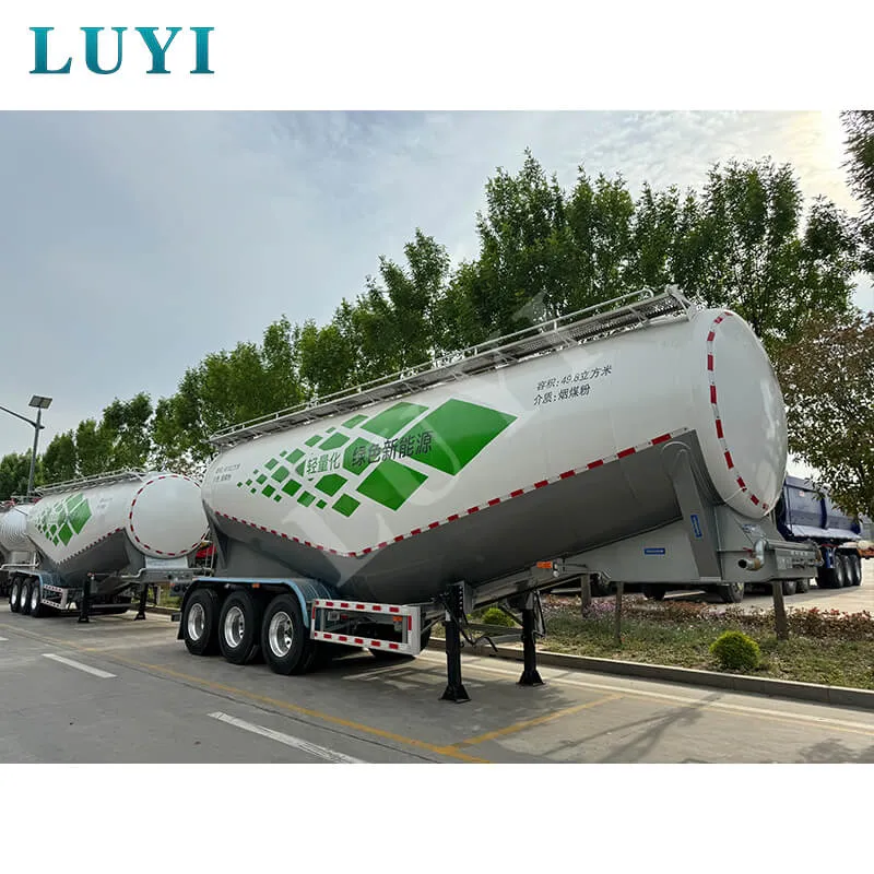 50 CBM Tri‑axle Powder Tank Semi‑trailer