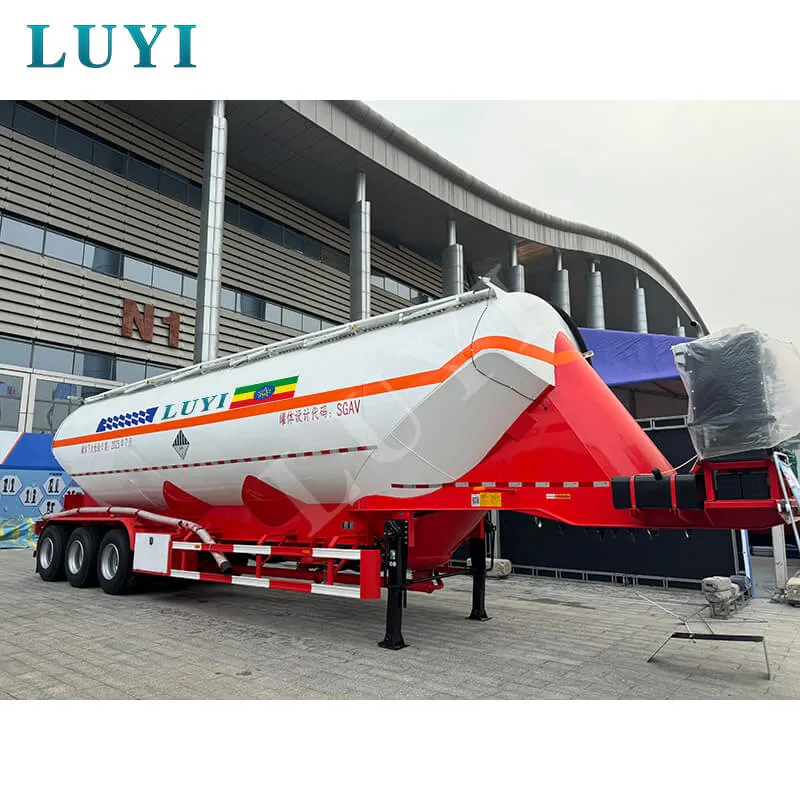 3‑axle vertical powder tank semi‑trailer