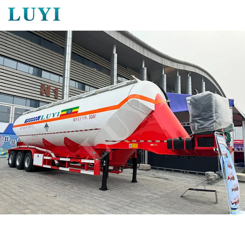 3‑axle vertical powder tank semi‑trailer