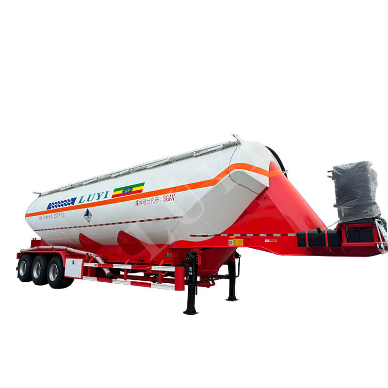 3‑axle vertical powder tank semi‑trailer