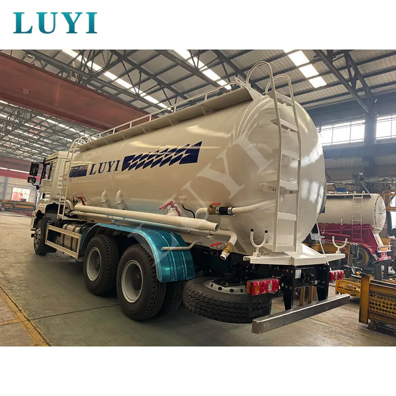 Bulk cement tank truck