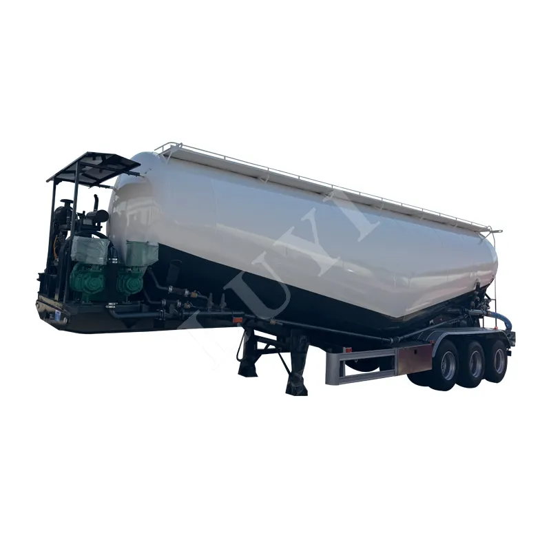 3‑axle bulk powder tank semi‑trailer