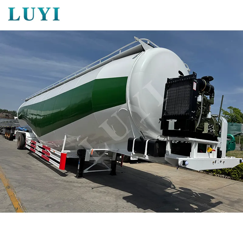 85m³ 3‑axle 2‑compartment bulk cement tanker