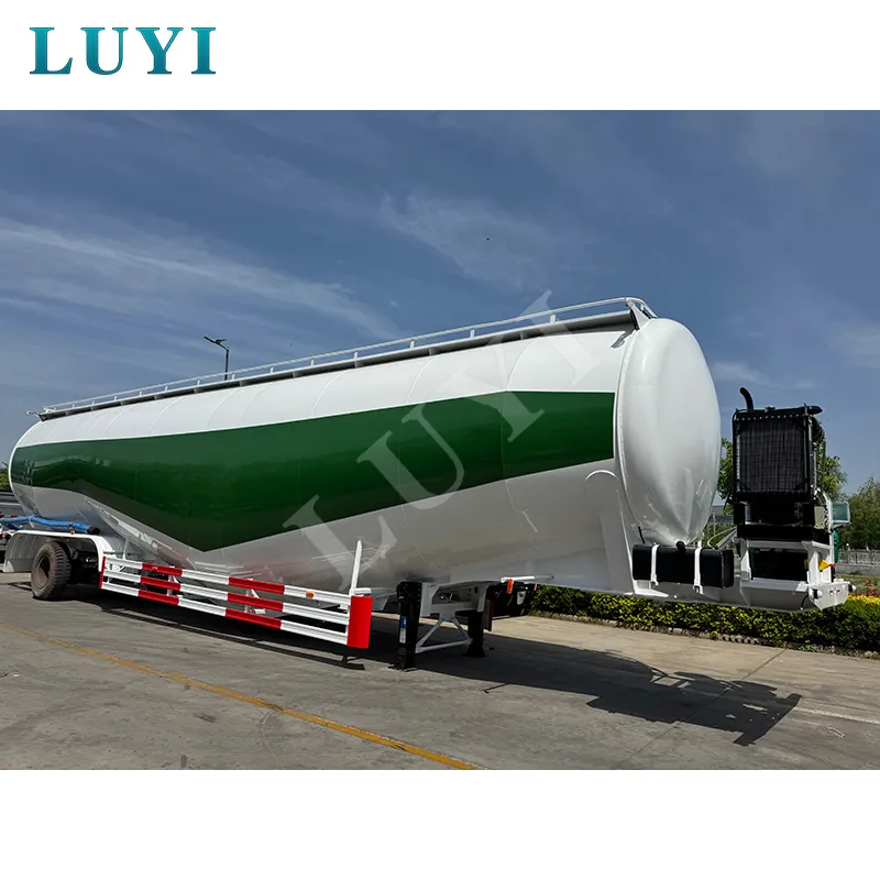 85m³ 3‑axle 2‑compartment bulk cement tanker
