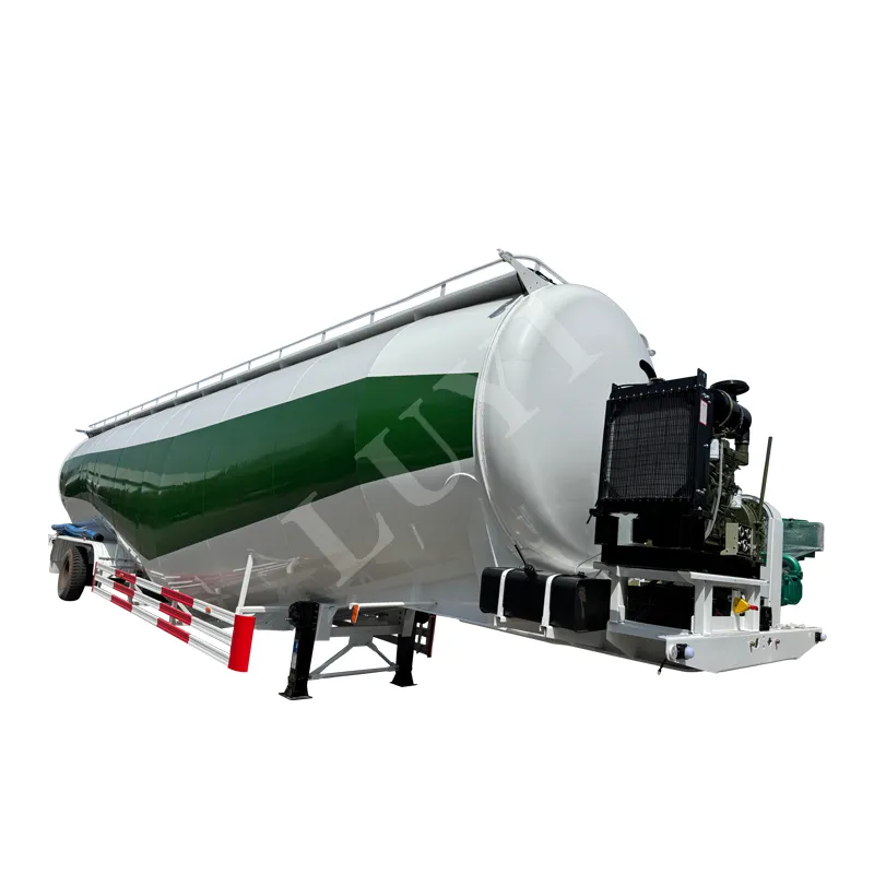 85m³ 3‑axle 2‑compartment bulk cement tanker