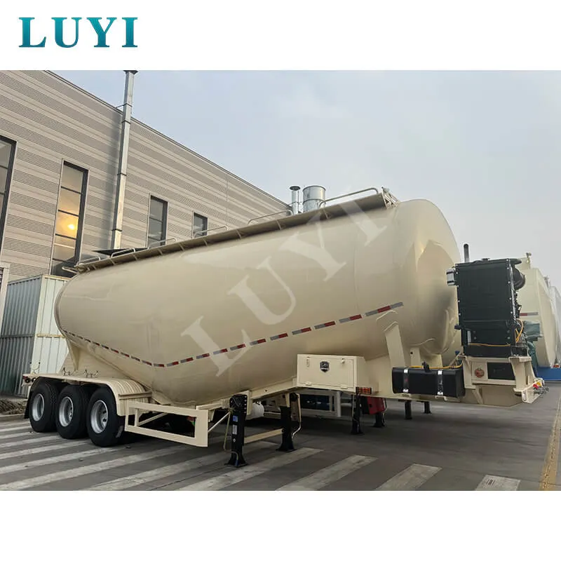 3‑axle cement bulk tanker