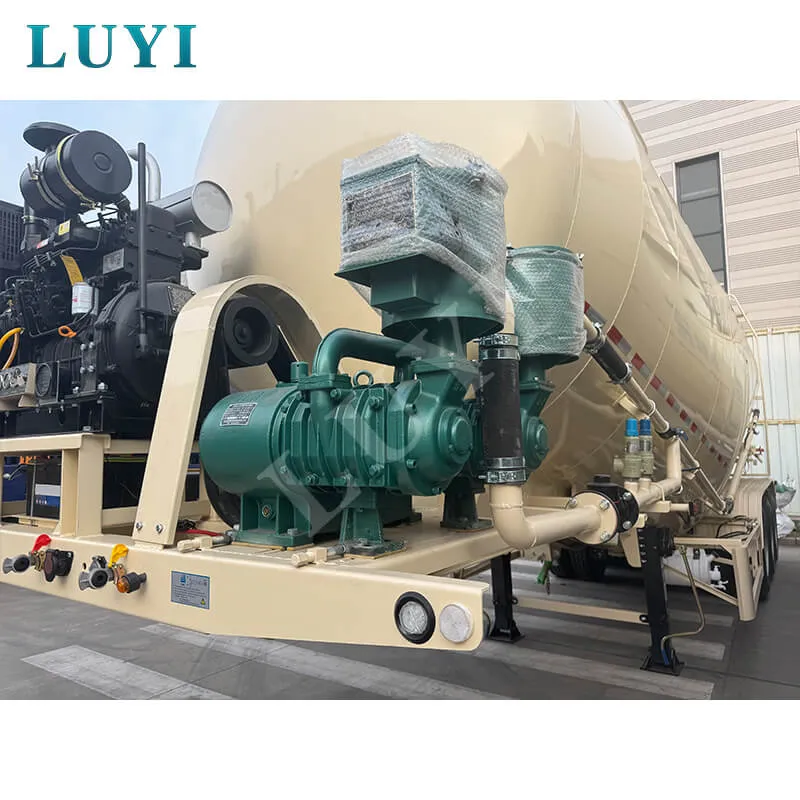 3‑axle cement bulk tanker