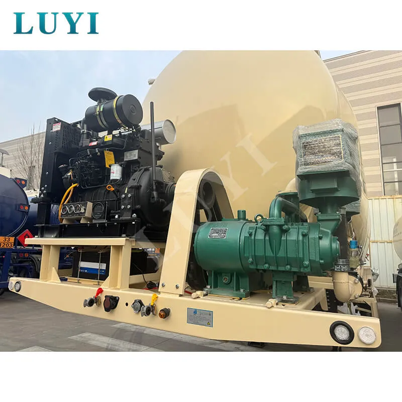3‑axle cement bulk tanker