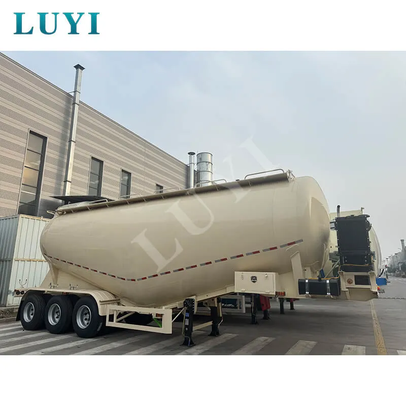 3‑axle cement bulk tanker