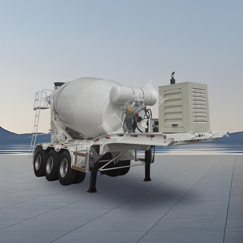 3‑axle cement bulk tanker