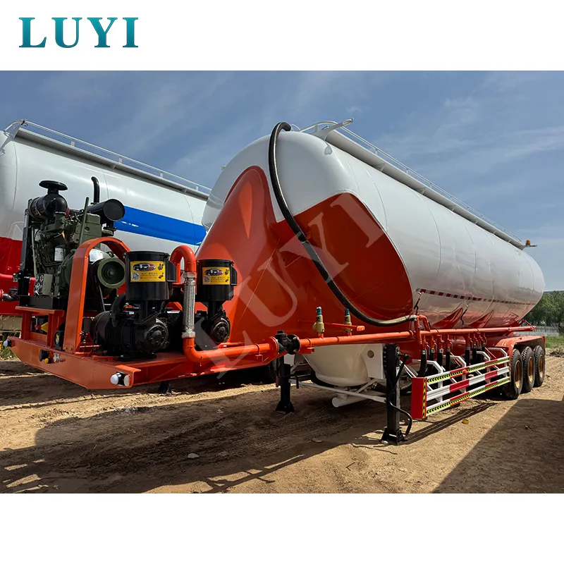 30‑48‑60 CBM carbon steel 3‑axle tank trailer