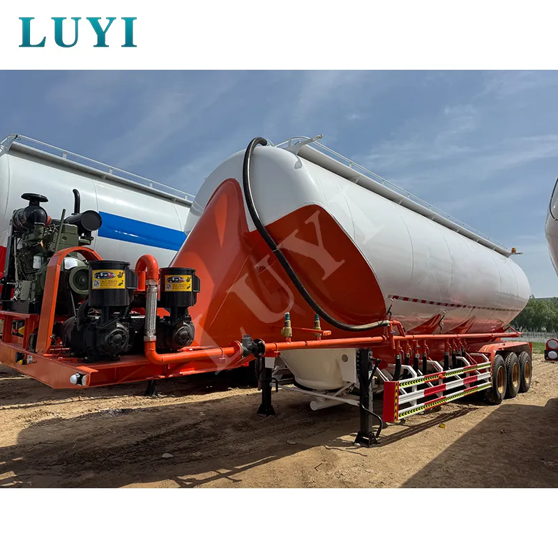 30‑48‑60 CBM carbon steel 3‑axle tank trailer