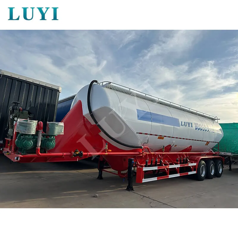 3‑axle cement bulk tanker