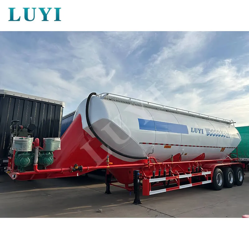 3‑axle cement bulk tanker
