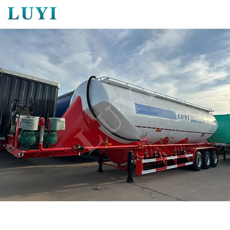 3‑axle cement bulk tanker