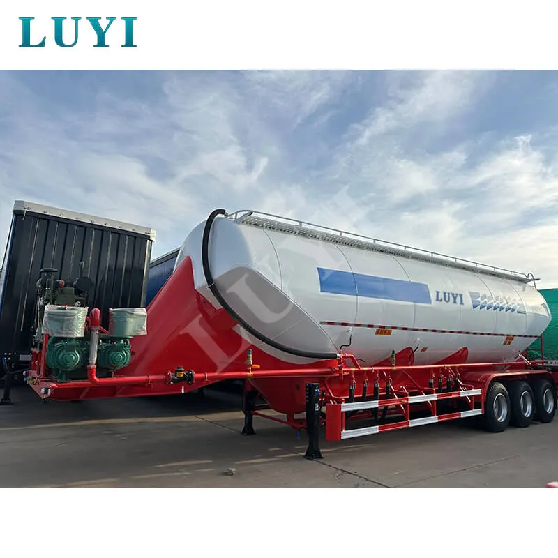 3‑axle cement bulk tanker