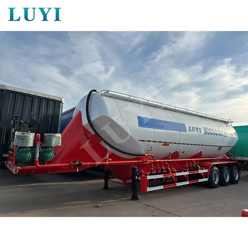 3‑axle cement bulk tanker