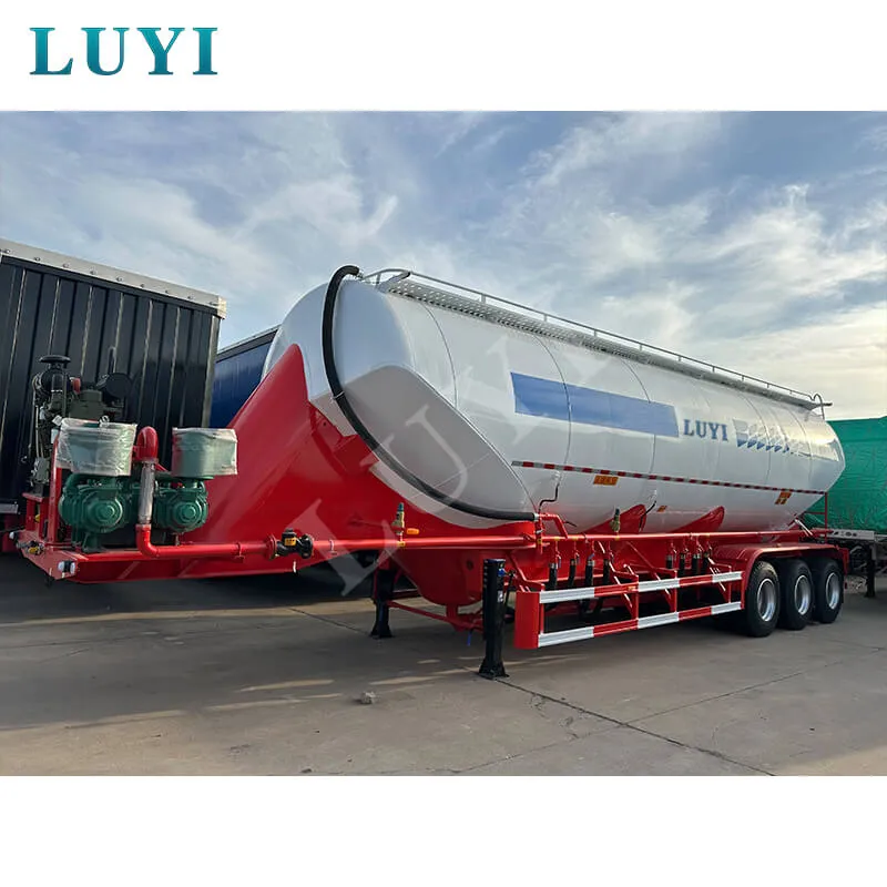 3‑axle cement bulk tanker
