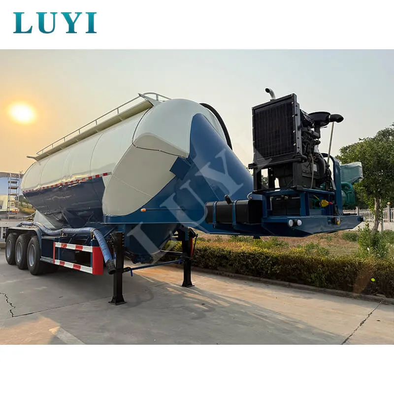 3‑axle cement bulk tanker
