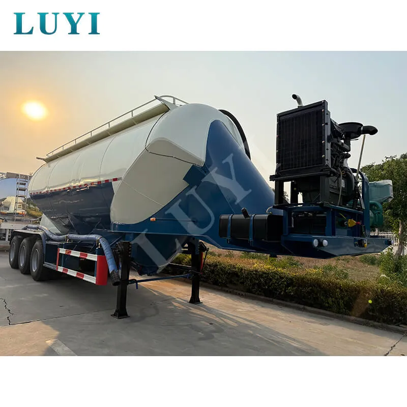 3‑axle cement bulk tanker