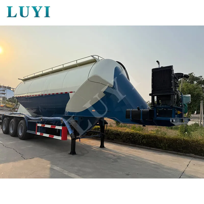 3‑axle cement bulk tanker