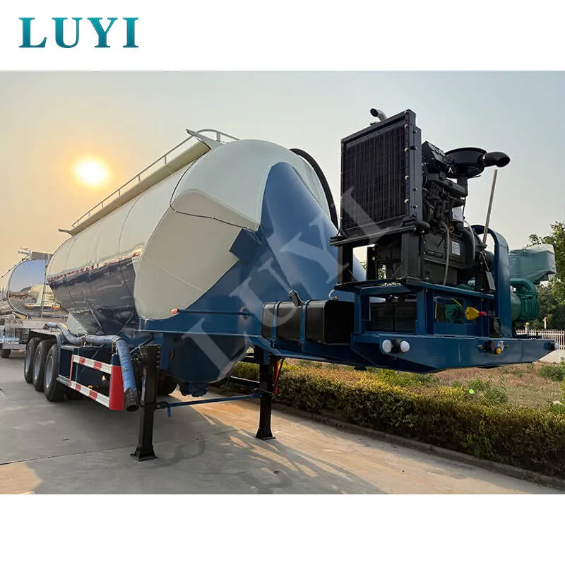 3‑axle cement bulk tanker