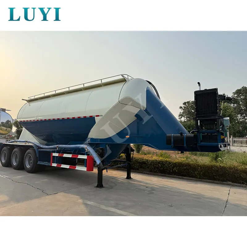 3‑axle cement bulk tanker