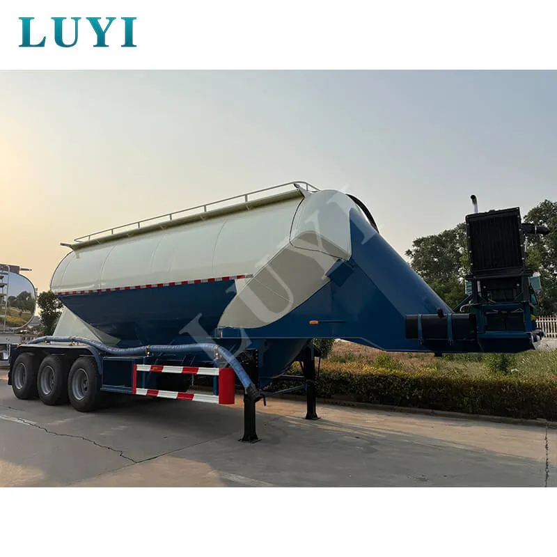 3‑axle cement bulk tanker