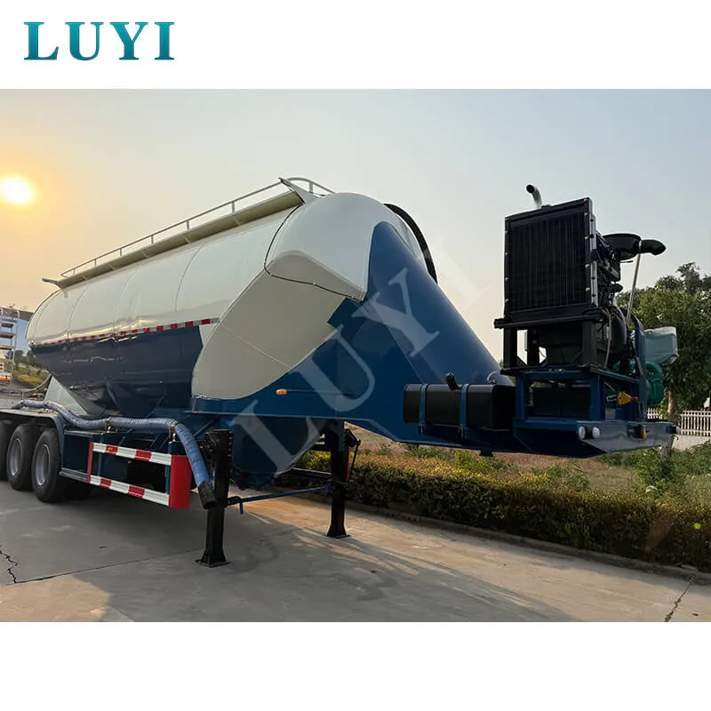 3‑axle cement bulk tanker