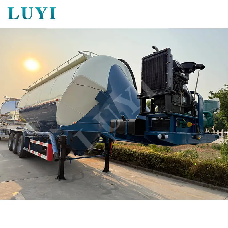 3‑axle cement bulk tanker