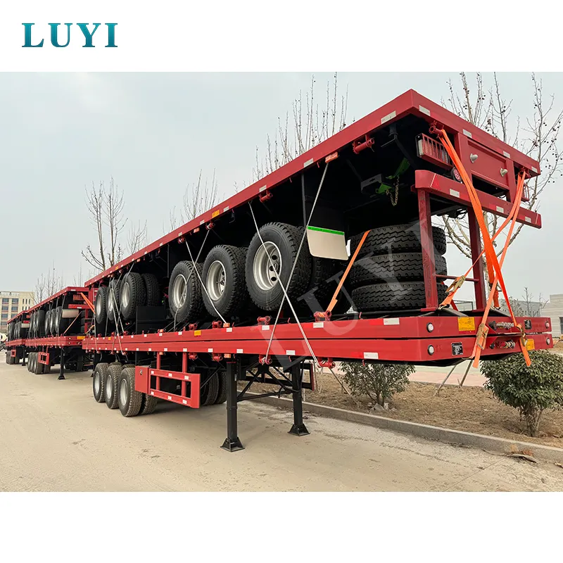 Flat Semi Trailer Large Volume Goods Transport Solution For Local Logistics Firms In East Africa